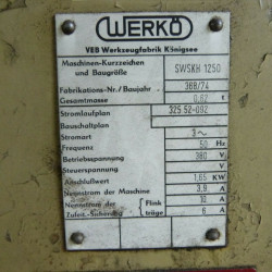 Saw-Blade Sharpening Machine-VEB WERKÖ