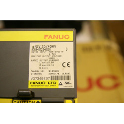 FANUC Servo Amplifier Modelo: aiSV 20/40HV SN:A06B-6124-H206