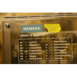 Siemens SIVOLT K Hersteller-Typ: 6SG6410