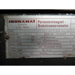 Indramat Permanentmagnet Motor( Servomotor)MAC090C-1-GD-1-B/110-A-2