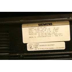 Convertidor de frecuencia Siemens Simovert P  Modelo: 6SE2102-1AA11