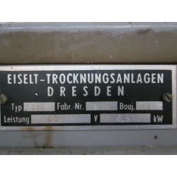 Horno eléctrico EISELT TROCKNUNGSANLAGEN Modelo: T 600