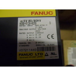 FANUC Servo Amplifier Alpha iSV 80/80HV SN:A06B-6290-H209