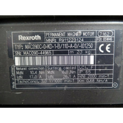 Motor de magnetización permanente Rexroth ( Servomotor)MAC090C-0-KD-1-B/110-A-0