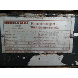 Indramat  Permanent Magnet Motor( Servomotor) MAC090B-0-PD-1-B/110-A-0/J1250