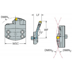 T-Max® head for turning- Sandvik SL70-CRSCL-35-09