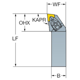 T-Max® P Schaftwerkzeug zum Drehen -Sandvik DCLNR 3232P 19