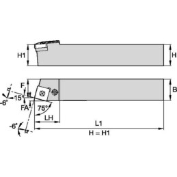 Schaftwerkzeug zum Drehen-Kennametal PSBNL 4040S19 H7KV24