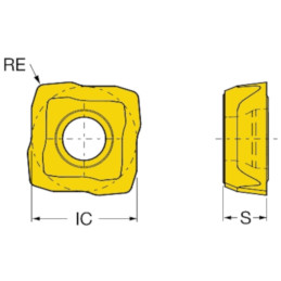 CoroDrill® 880 broca de plaquita intercambiable Sandvik 880-D3600L40-02