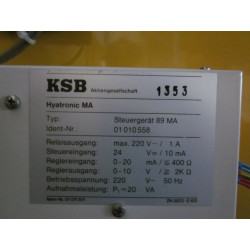 Pump control unit KSB AG-Hyatronic