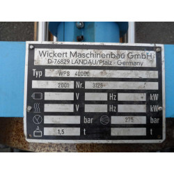 Hydraulic Pumps Unit-WICKERT- WPS 40.000