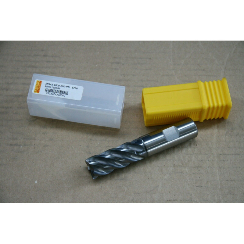 Fresa de ranurar de metal duro enteriza  - Sandvik 2F342-2000-200-PD 1730