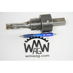 Indexable insert drill with indexable drill holder VDI 30